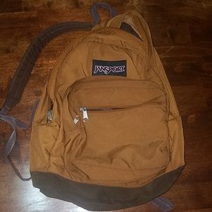 copper brown jansport backpack